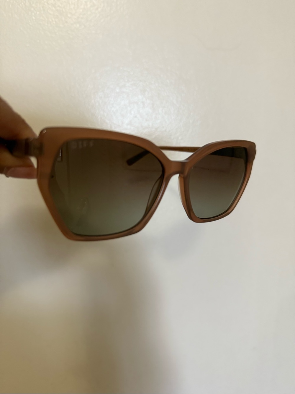 BRAND NEW-Diff Eyewear Brown Oversized Square Women's Sunglasses